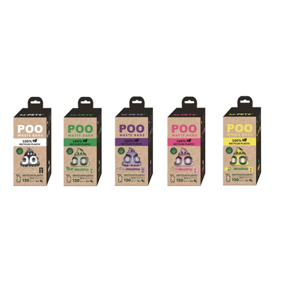 M-Pets Poo 100% Recycled Dışkı Poşeti Lavanta Kokulu 8x15 Yaprak