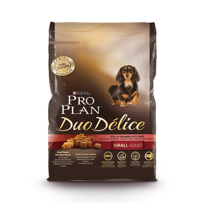 xPro Plan Duo Delice Küçük Irk Yetişkin Köpekler İçin Parça Etli Somon Balıklı Köpek Maması 2.5 Kg