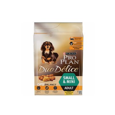 Pro Plan Duo Delice Tavuk Etli 2.5 Kg Small-Mini Yetişkin Kuru Köpek Maması