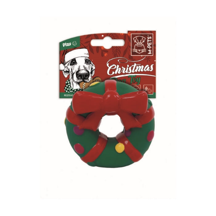 M-Pets Chrıstmas Festıve Wreath Köpek Oyuncağı