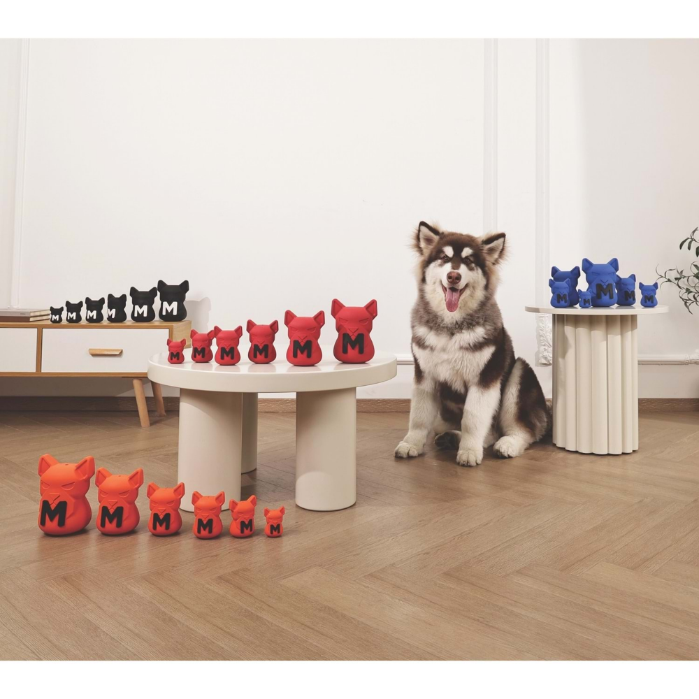 M-Pets Power Chew Kauçuk Köpek Ödül Oyuncağı Cıtrıne (S)