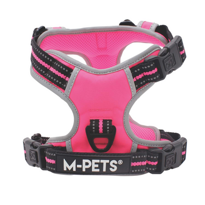 M-Pets Hıkıng Reflektörlü Soft Sırt Tasması Pınk (S)