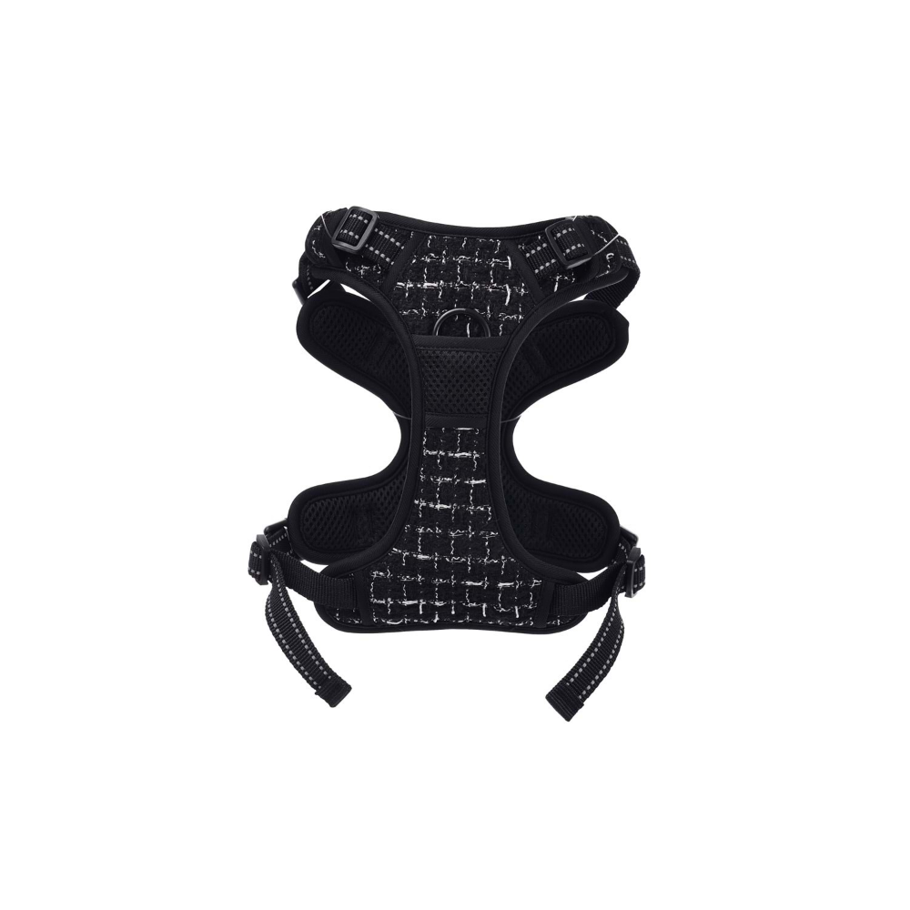 M-Pets Haute Couture Köpek Göğüs Tasması Black (L)