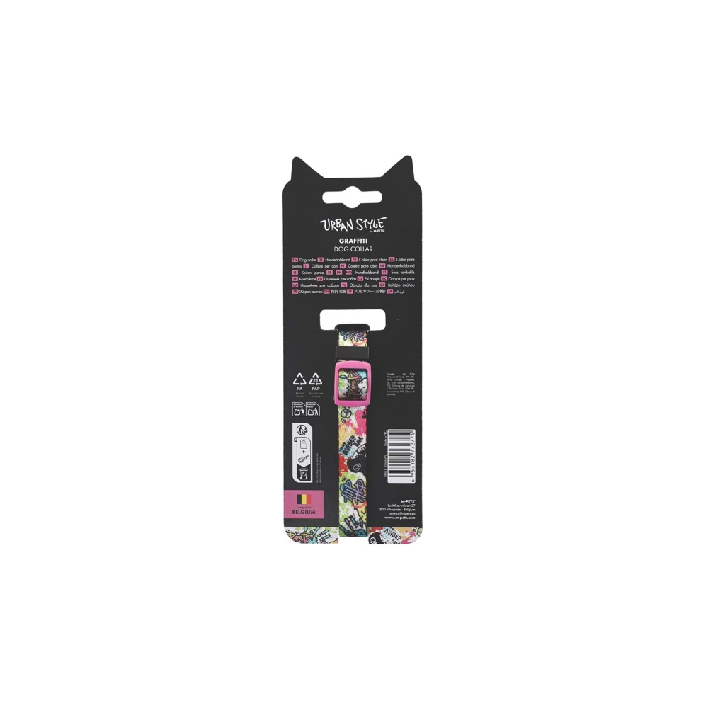 M-Pets Urban Style Graffiti Boyun Tasması (XS)