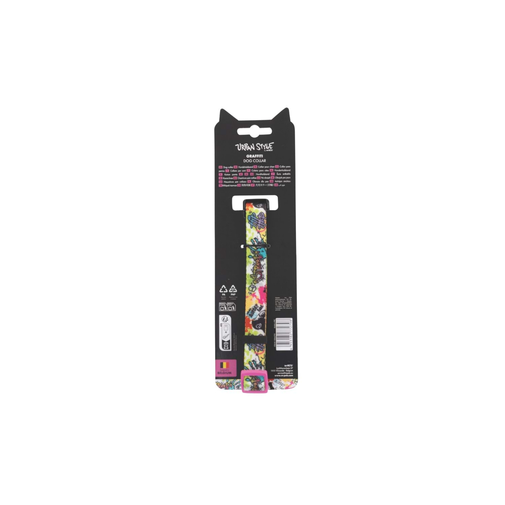 M-Pets Urban Style Graffiti Boyun Tasması (M)