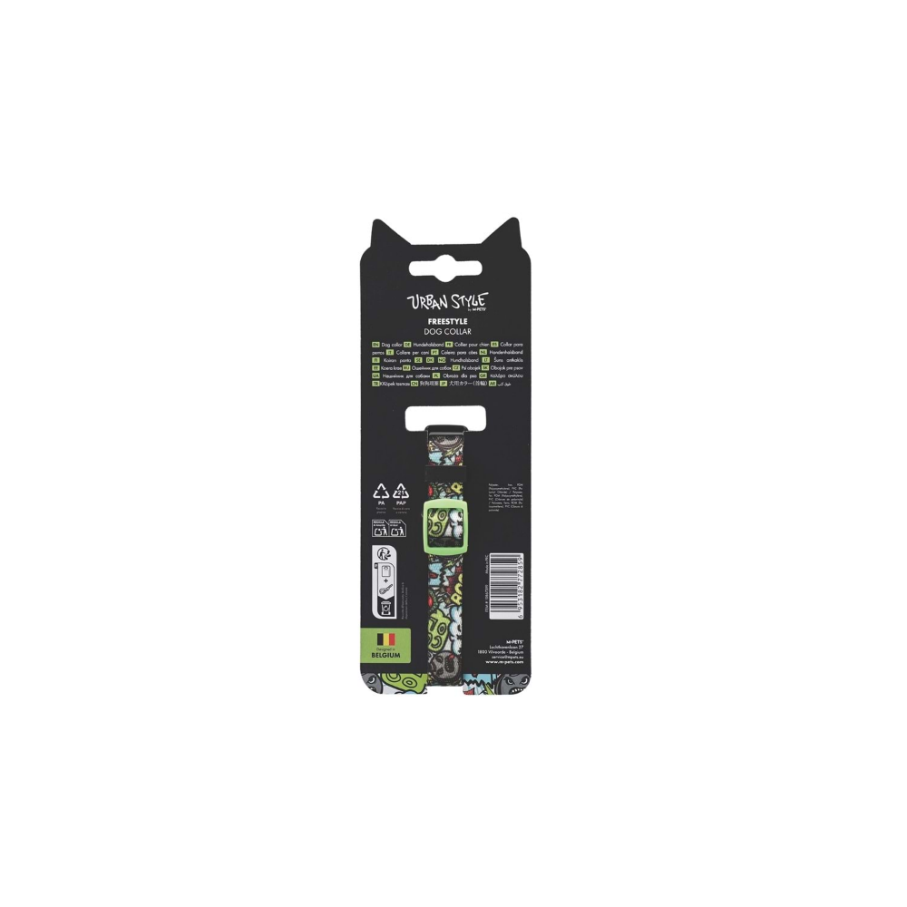 M-Pets Urban Style Freestyle Multicolor Boyun Tasması (XS)