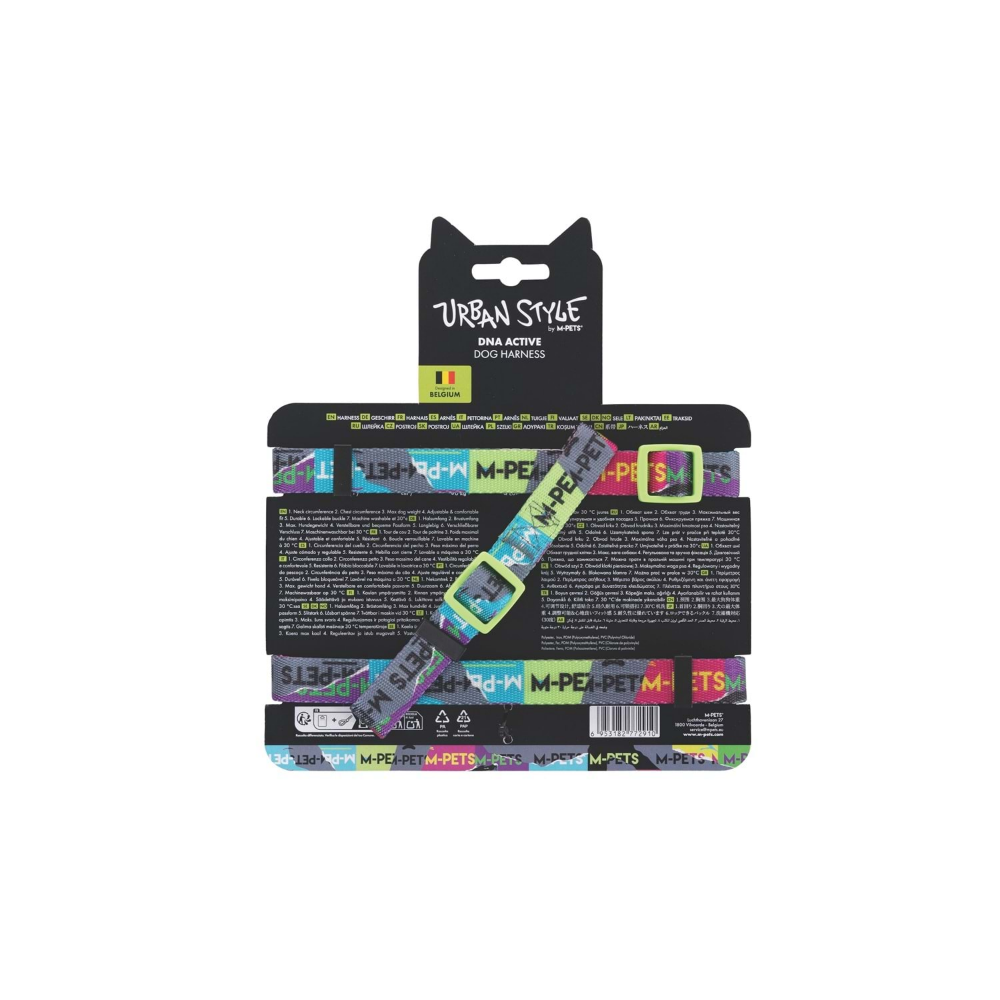 M-Pets Urban Style Dna Active Köpek Göğüs Tasması (M)