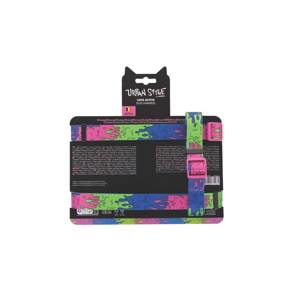 M-Pets Urban Style Lava Active Köpek Göğüs Tasması (L)