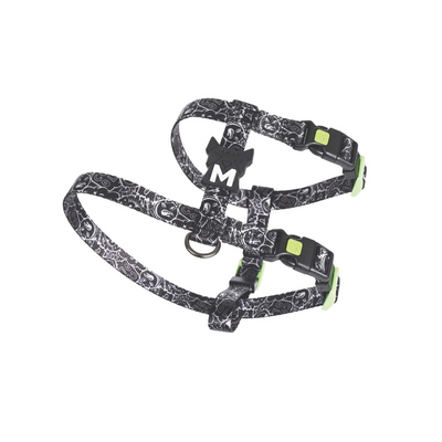 M-Pets Urban Style Black/White Active Köpek Göğüs Tasması (M)