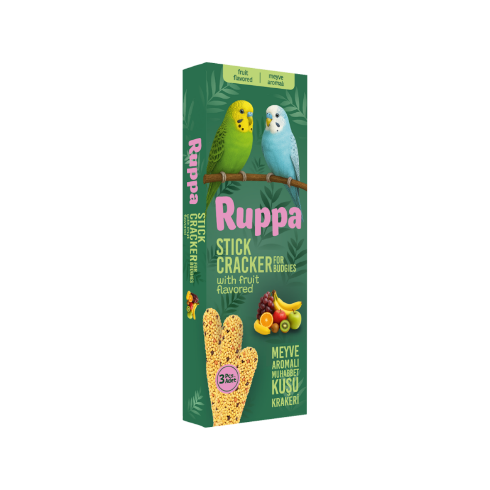 Ruppa 3 Lü Meyve Aromalı Muhabbet Kuşu Krakerı