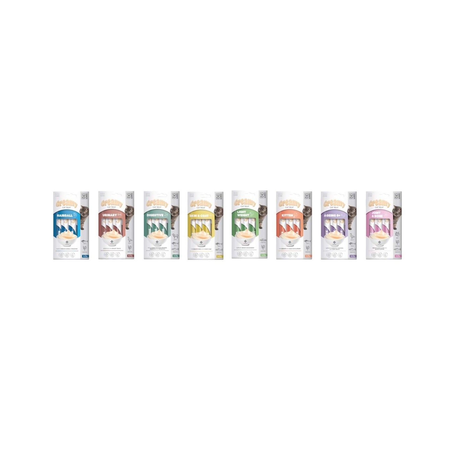 M-Pets Digestive Fonksiyonel Creamy Kedi Ödülü 4x15gr