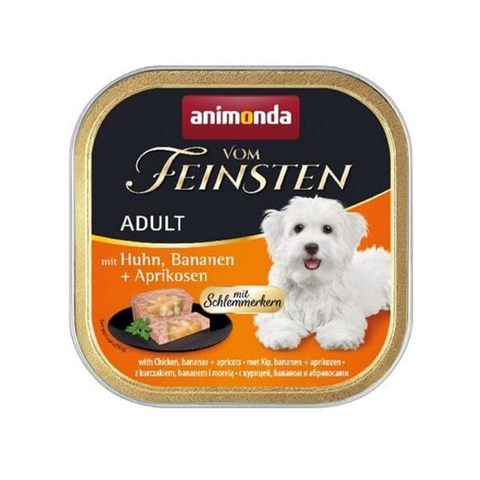 Animonda Vom Feinsten Tavuklu & Muzlu Köpek Yaş Mama 150gr