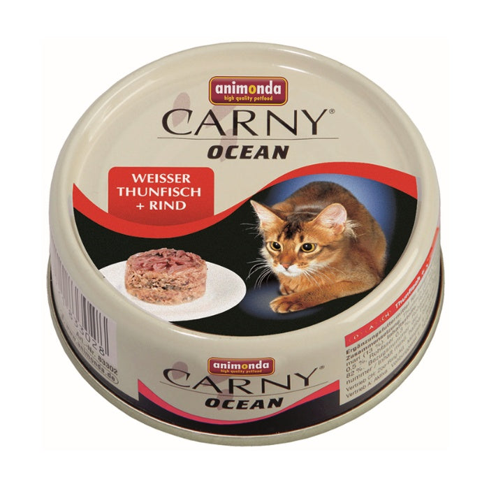 Animonda Carny Ocean Ton ve Sığır Etli Yetişkin Kedi Konservesi 80gr
