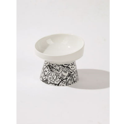 M-Pets Urban Style Tiltd Seramik Mama Kabi 150ml Black/Whi̇te