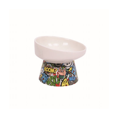 M-Pets Urban Style Tıltd Seramik Mama Kabı 350ml Mix Color