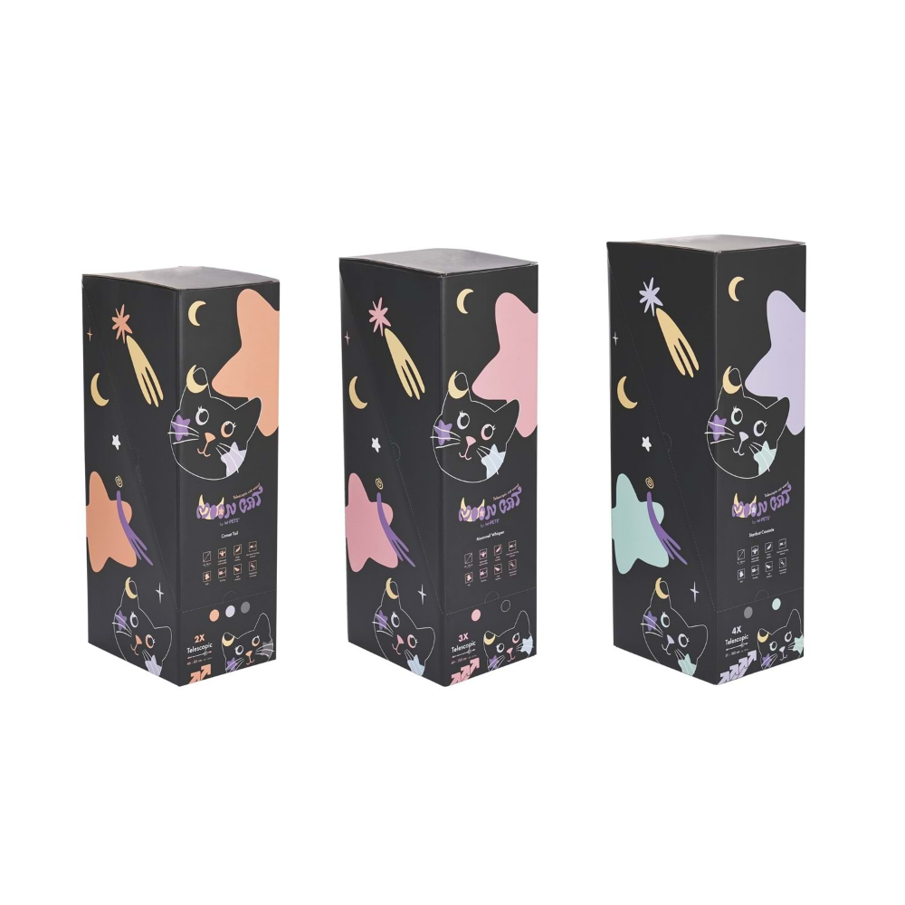 M-Pets Moon Cat Comet Telescopic Kedi Oyuncağı Olta