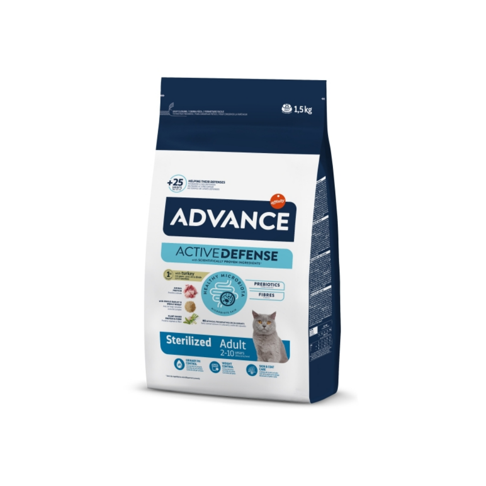 Advance Sterilised Hindili 1.5 Kg Kısırlaştırılmış Kuru Kedi Maması