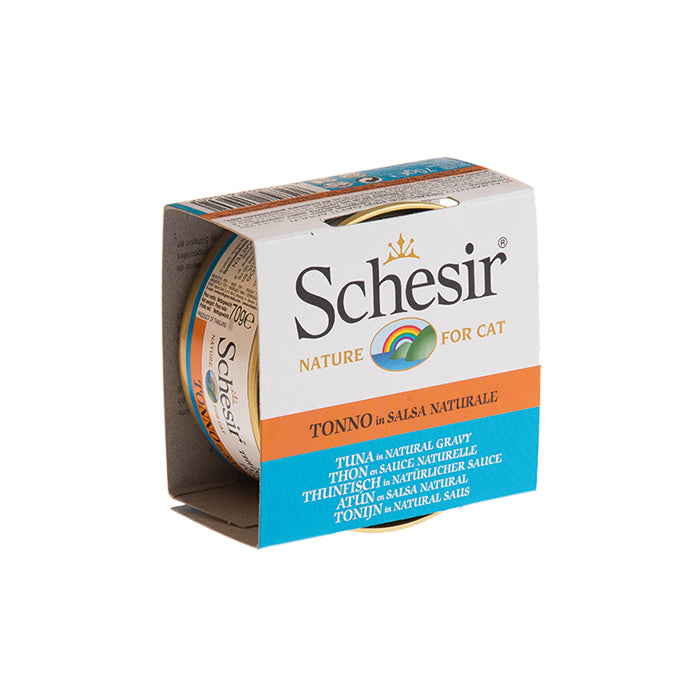 Schesir Broth Ton Balığı Et Suyunda Yetişkin Kedi Konservesi 70g