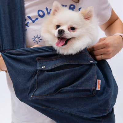 PawStar Mavi Denim Crossbody Çanta