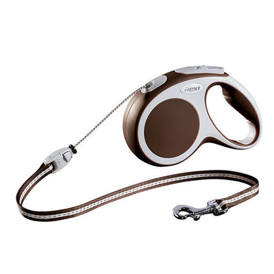 Flexi Vario Medium 5m İp Gezdirme Kahve