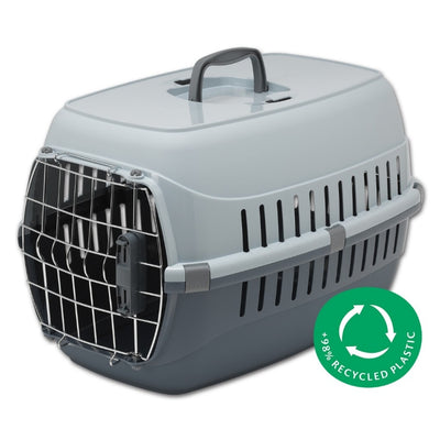 Moderna Roadrunner IATA Metal Kapaklı Taşıma Kabı 58cm Gri