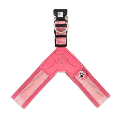Matrix 2.0 Akıllı Künyeli Q-Fit Köpek Göğüs Tasması - Rose (M)
