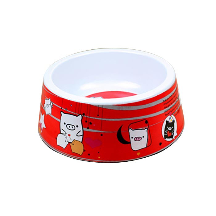 Bobo Plastik Yıldız Desenli Mama Kabı