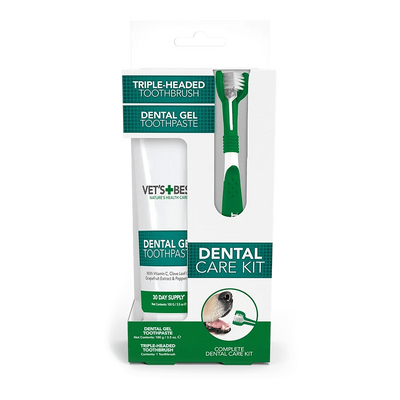 Vet's Best Köpekler için Ağız ve Diş Bakım Seti