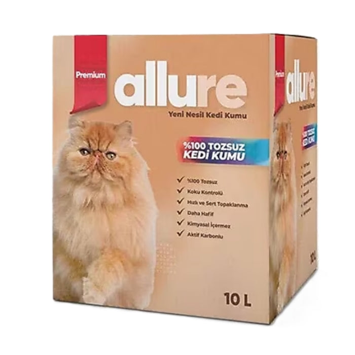 Allure Topaklaşan Kedi Kumu 10lt
