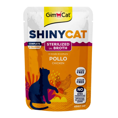 Gimcat Shinycat Pouch Sterilized Chicken 70 gr - Tavuk Kısırlaştırılmış kediler için