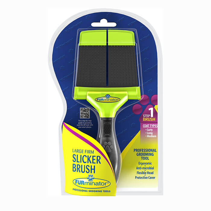 Furminator Slicker Çift Taraflı Fırça Large