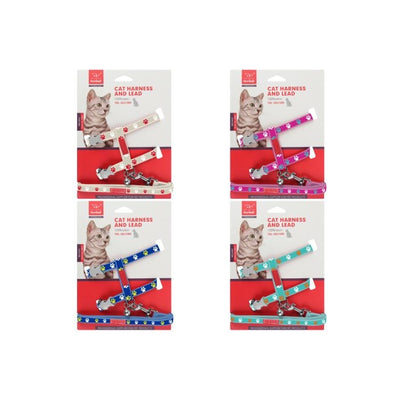 Nunbell Kedi Gögüs Tasması Pati Desenli