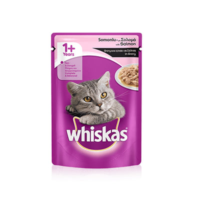 Whiskas Pouch Somon Balıklı Yaş Kedi Maması 85gr