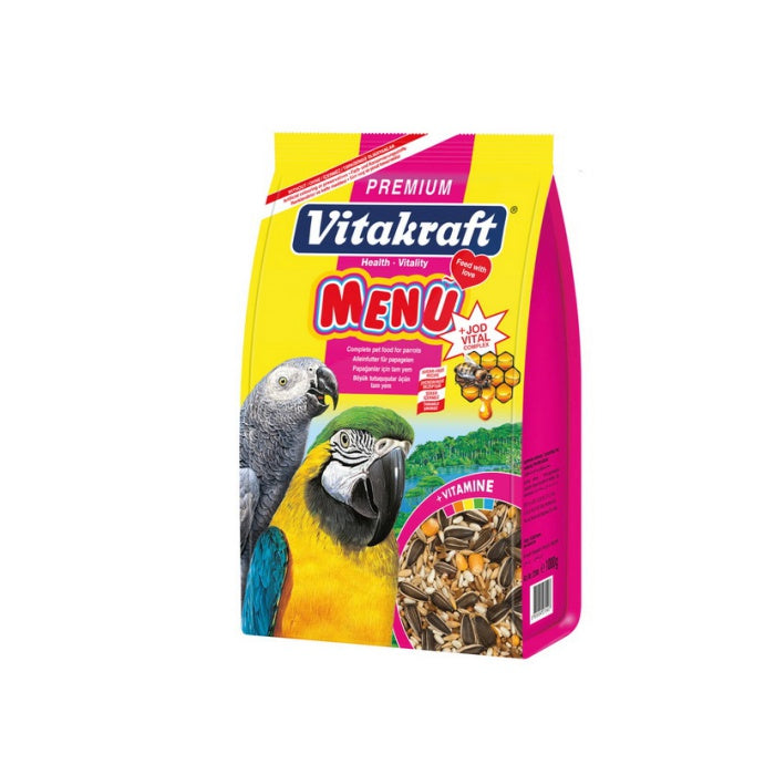 Vitakraft Papağan Menu Pre+Jodvıt 1000gr