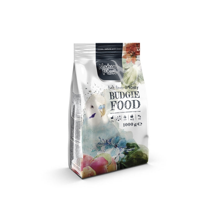 Nature Plan Meyve Aromalı ve Ballı Muhabbet Kuşu Yemi 1000gr