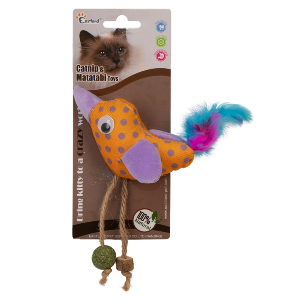 Eastland Matatabi Ve Catnipli Peluş Kuş 12Cm