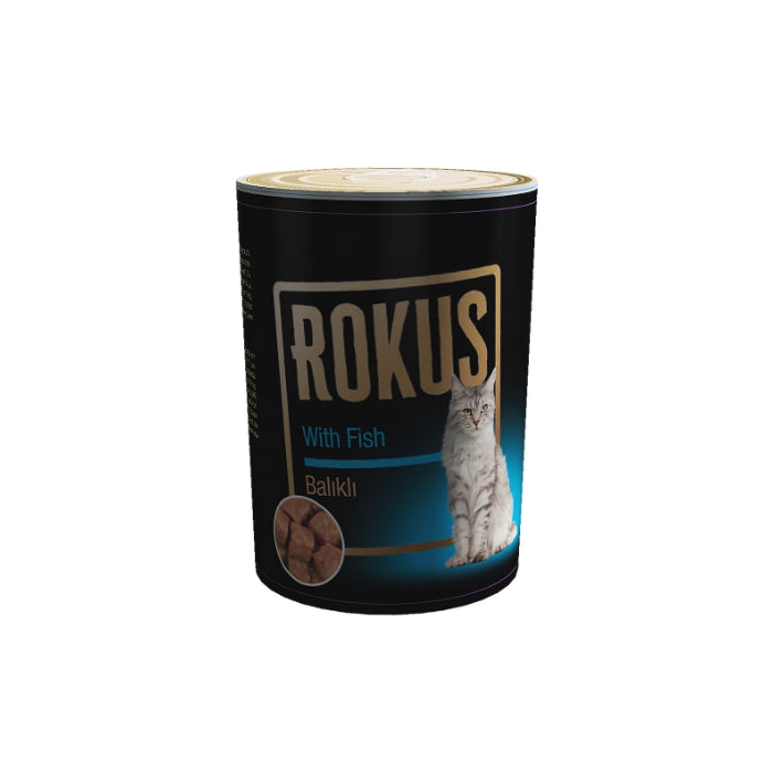 Rokus Balıklı Kedi Konservesi 410 g.
