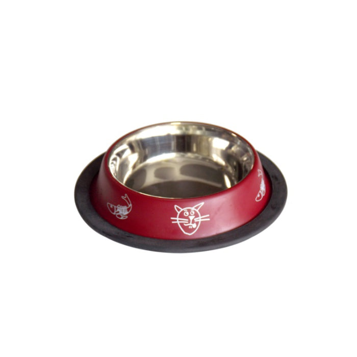 Tommy Çelik Mama Kabı Bordo 8 OZ