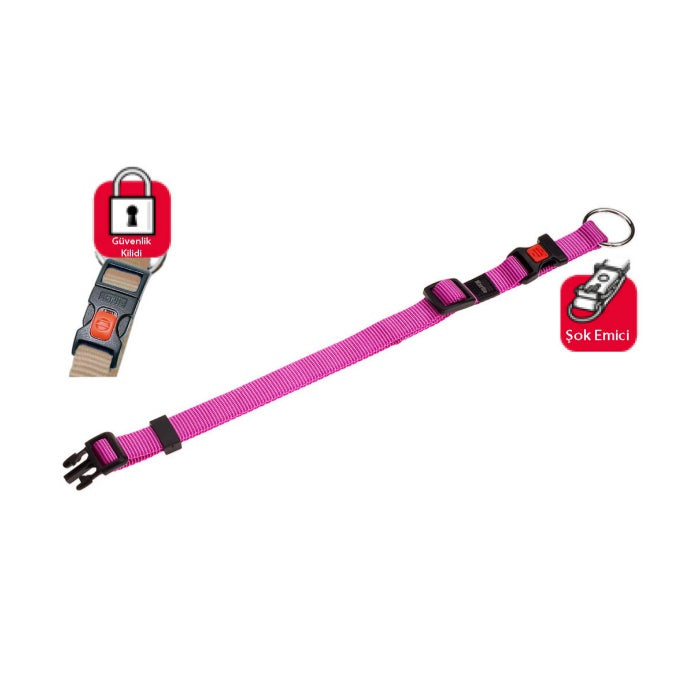 Karlie Kilitli Boyun Tasma XS 20-35cm Pembe