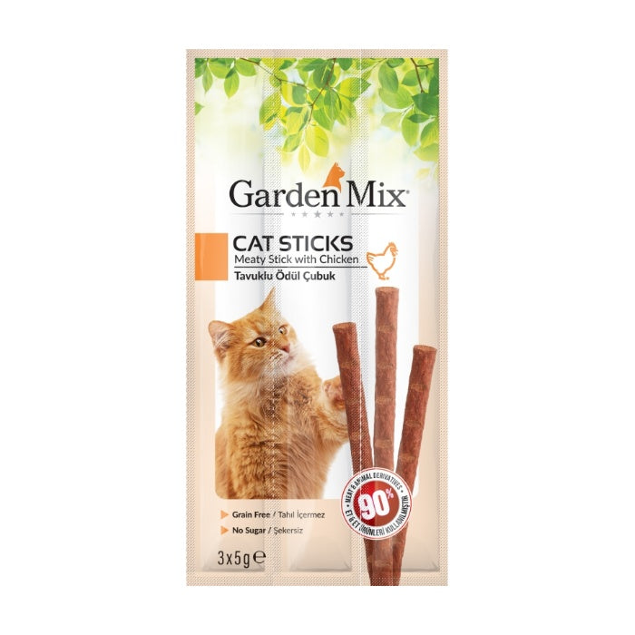 Garden Mix Tavuklu Kedi Stick Ödül 3*5g