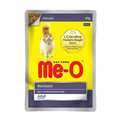 Me-O Pouch-Adult-Kısır-Tavuk Parçalı 80Gr