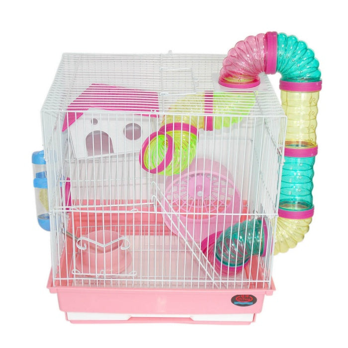 Dayang Hamster Kafesi Borulu 35x28x37
