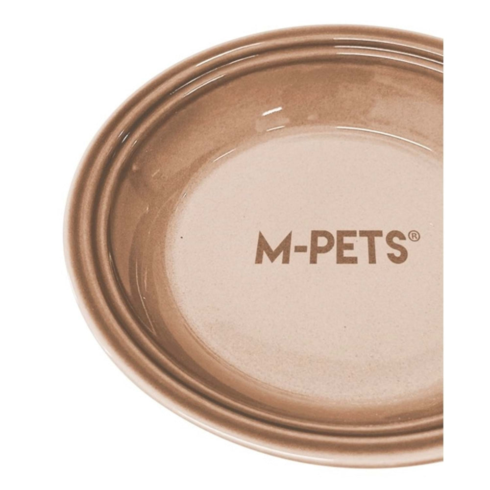 M-Pets Petjoy Flatty Seramik Mama Kabı Brown 250ml