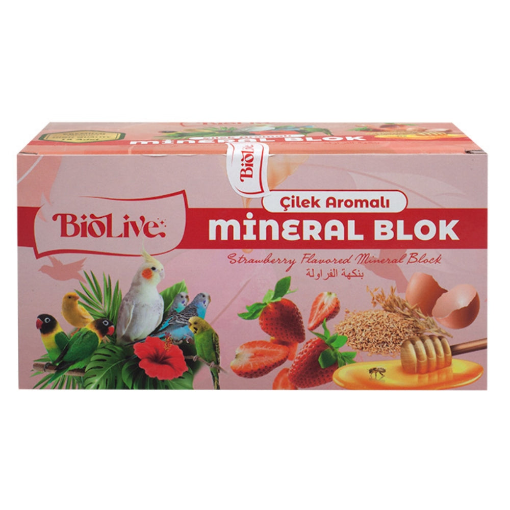 BioLive Çilek Aromalı Mineral Blok