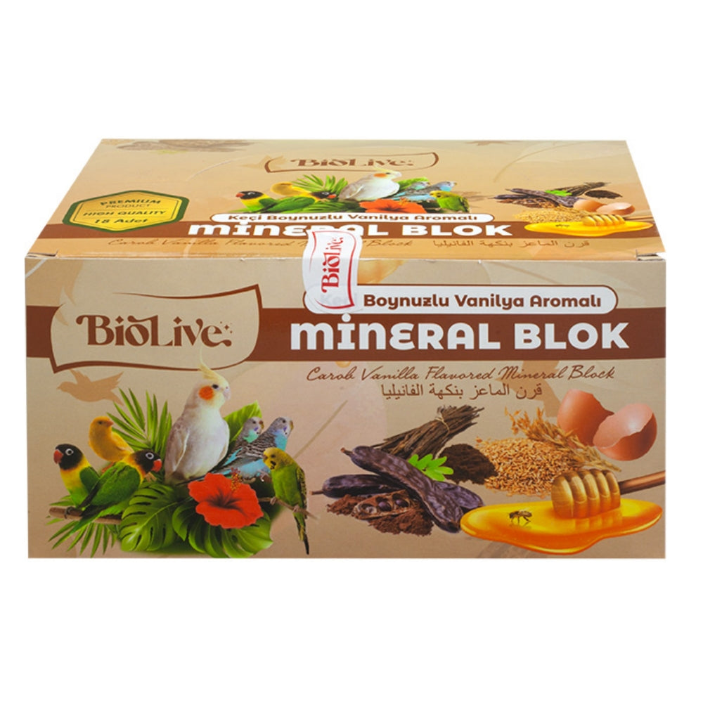 BioLive Vanilyalı Keçi Boynuzlu Mineral Blok