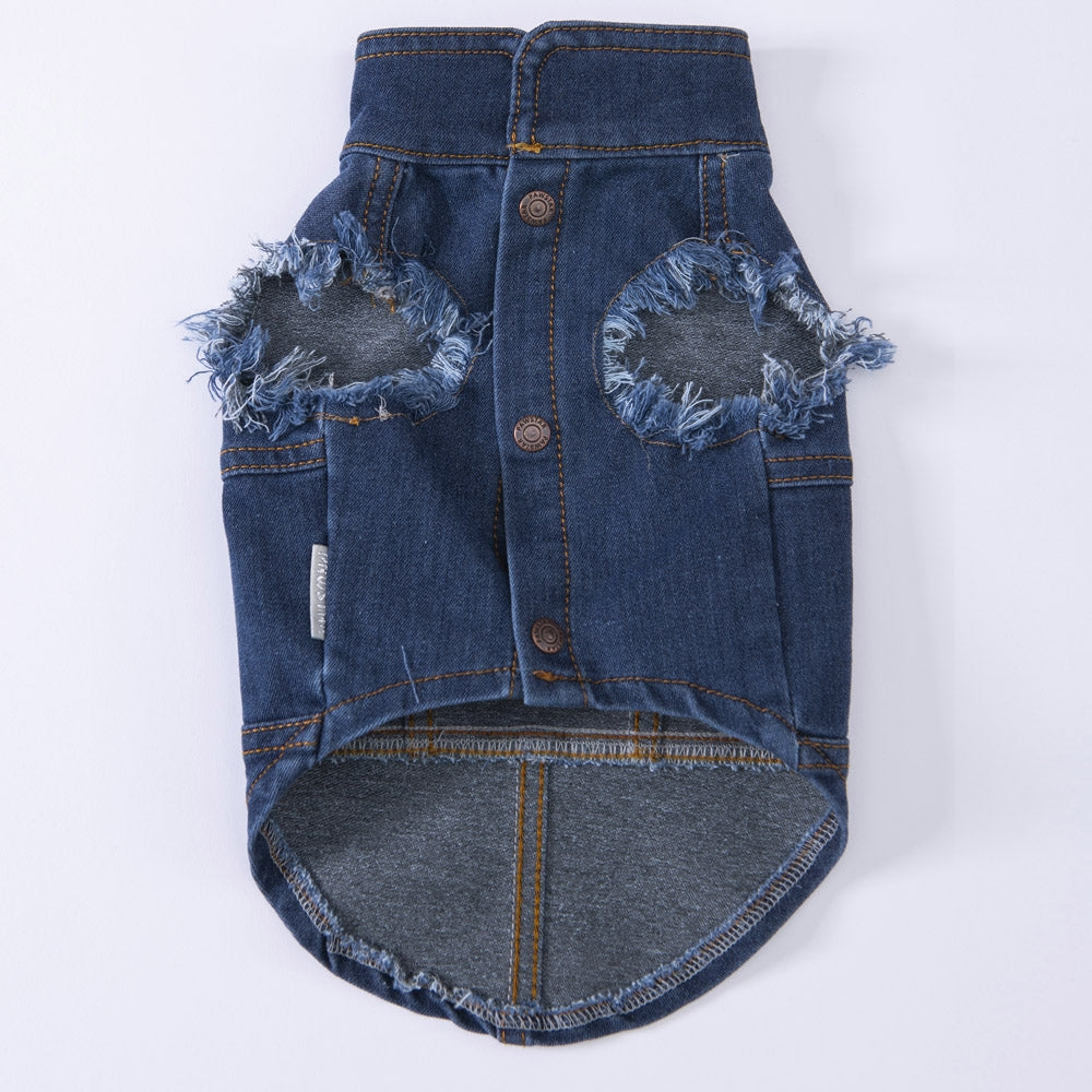 PawStar Denim Vest M