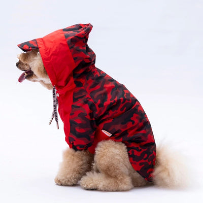 Pawstar Red Dijon Raincoat L