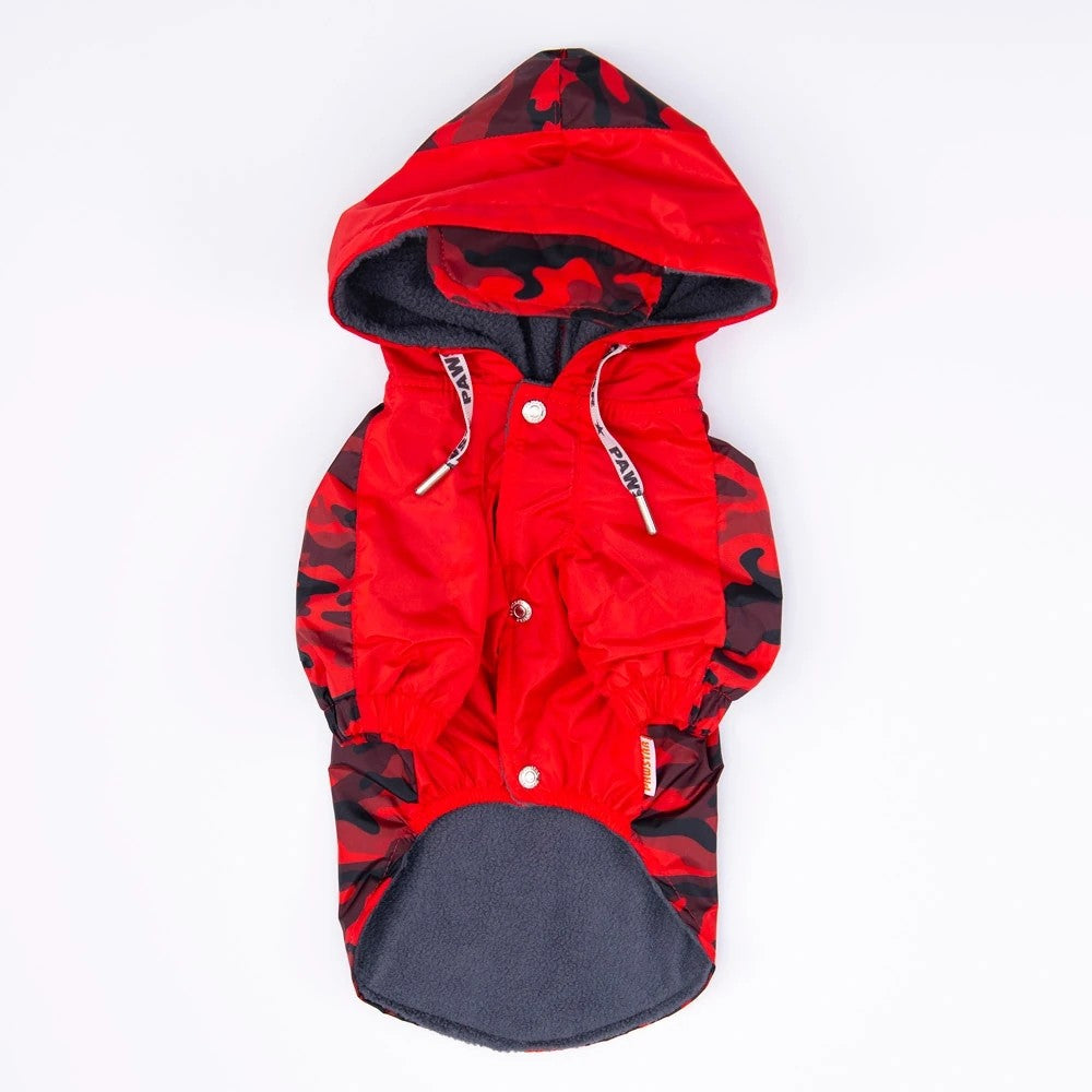 Pawstar Red Dijon Raincoat M