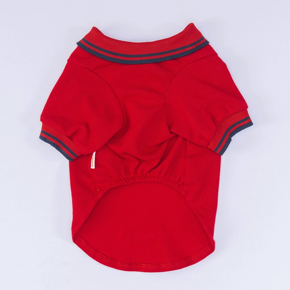 PawStar Red Marine Polo Shirt 2XL