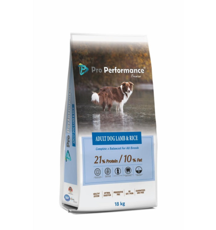 Pro Performance Premium Adult Kuzulu Pirinçli Yetişkin Köpek Maması 18 Kg